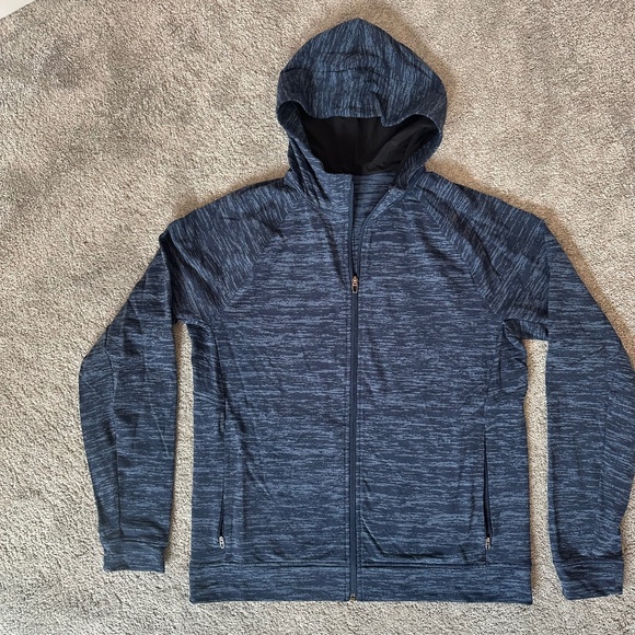 City Sweat Full-Zip Hoodie Jacquard Size L - Picture 1 of 6
